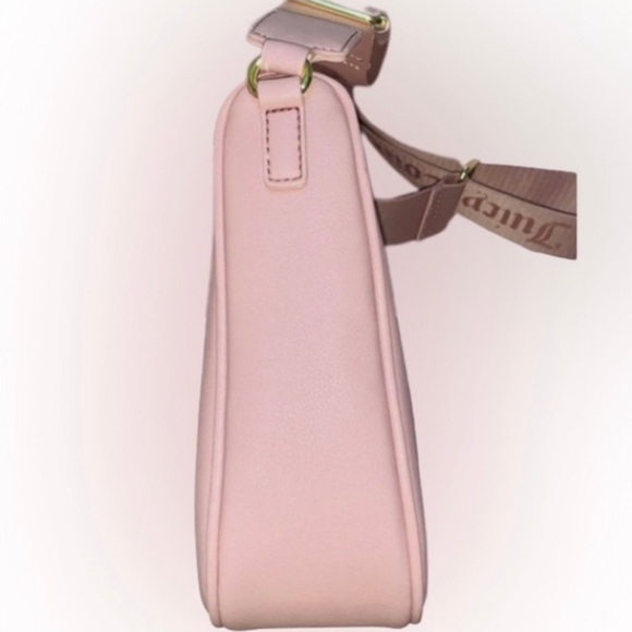 NEW Juicy Couture Pink Clay Obsession Crossbody Bag With Rhinestones+Gold - Picture 5 of 13